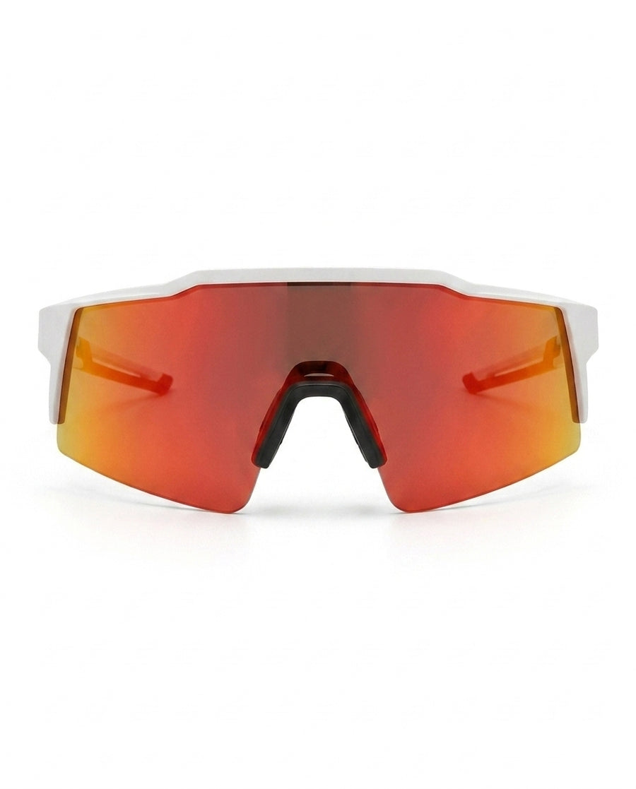 Boost Occhiali da Sole Bianco/Arancione