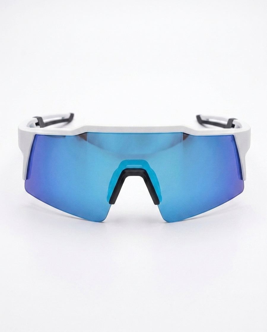 Boost Occhiali da Sole Bianco/Blu