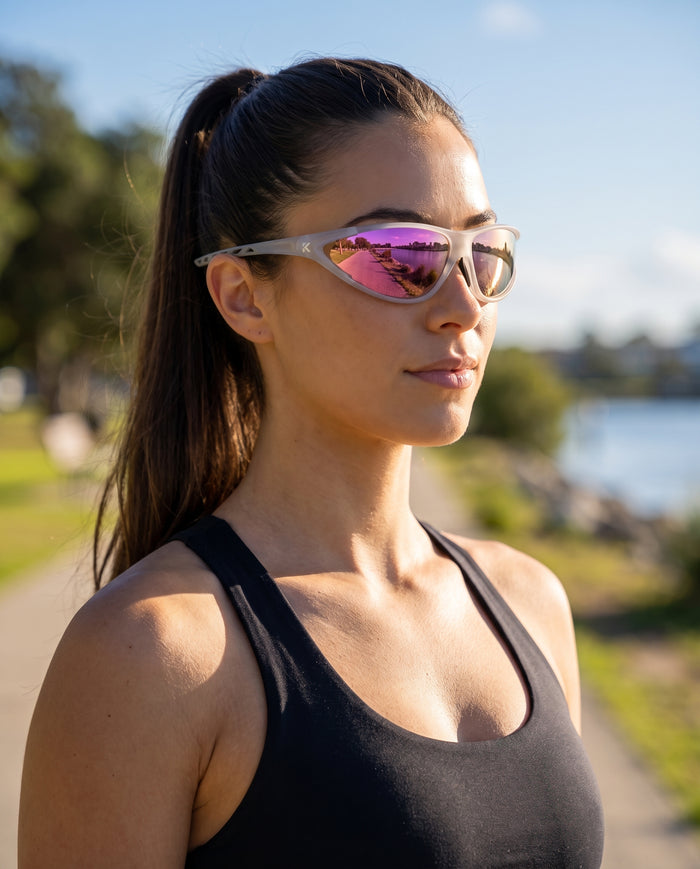 Apex Sonnenbrille White/Pink