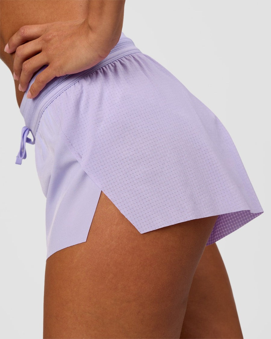 Tempo Mid-Rise Running Short Lilac