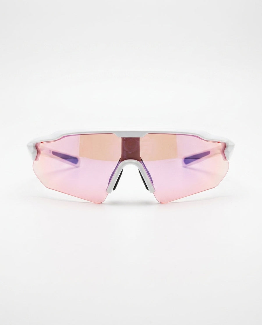 Aura Occhiali da Sole Bianco/Rosa