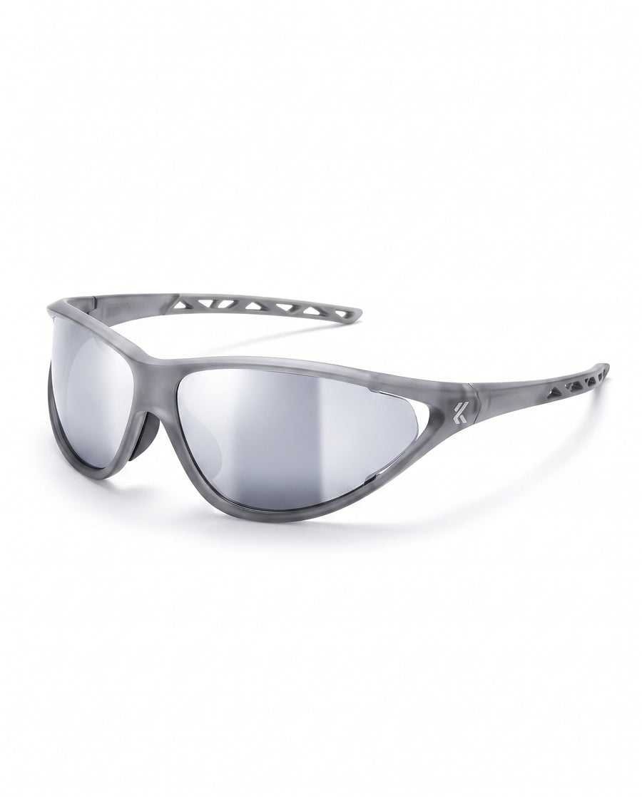 Apex Occhiali da Sole Grigio/Argento
