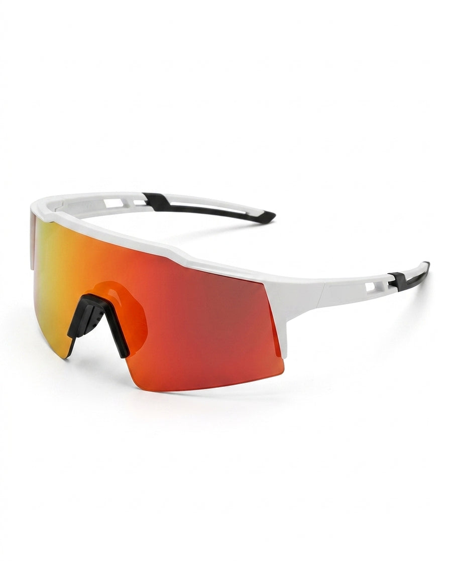 Boost Occhiali da Sole Bianco/Arancione