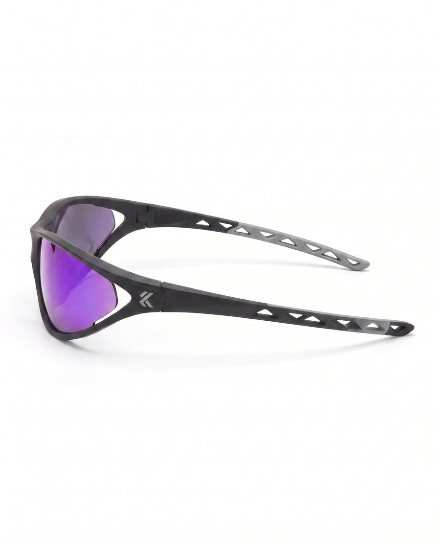 Apex Occhiali da Sole Nero/Viola
