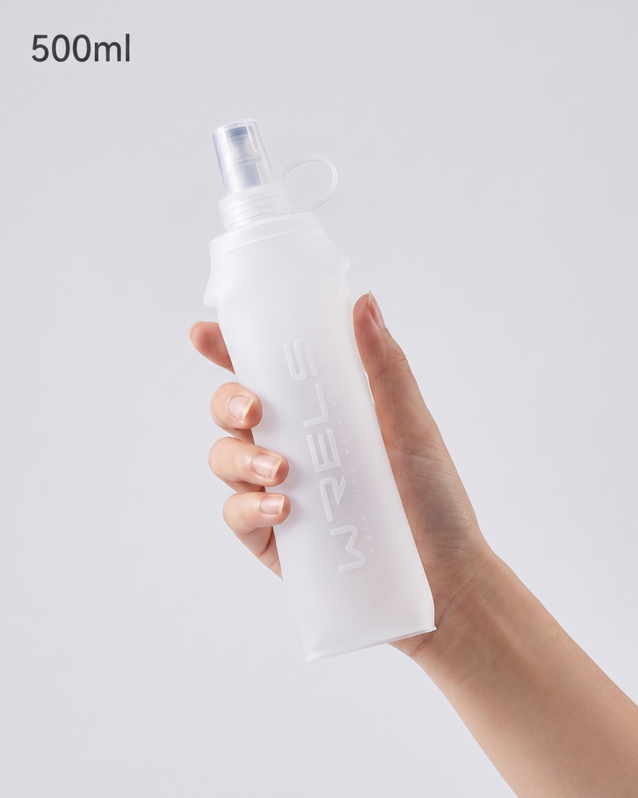 Squeeze Water Bottle White