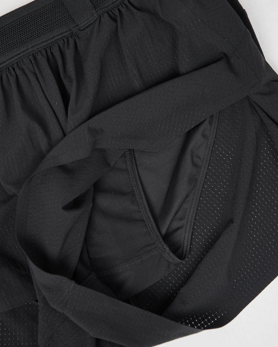 Tempo Mid-Rise Running Short Black