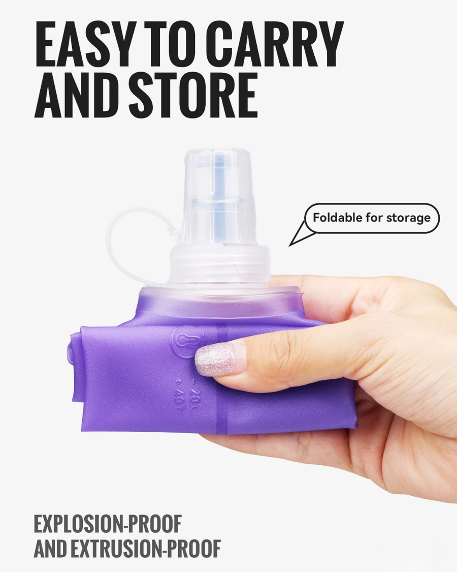 Squeeze Water Bottle Rosa