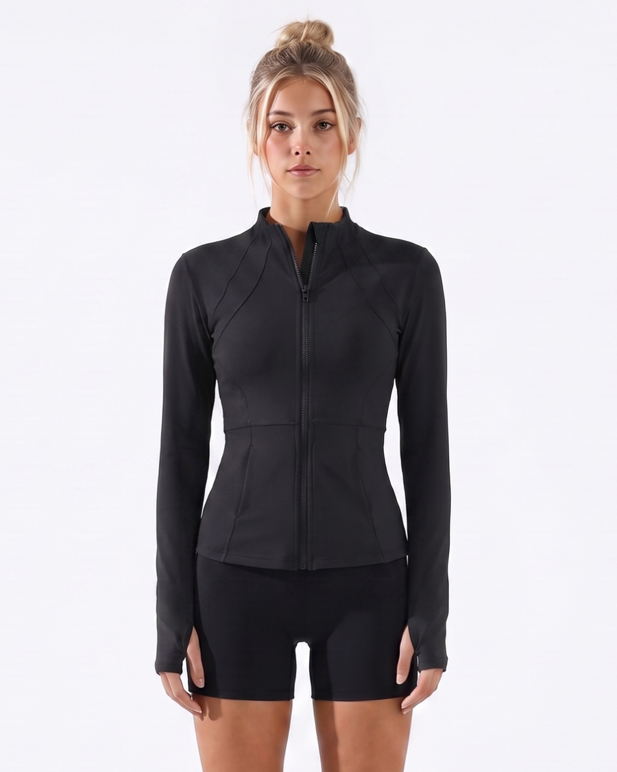 Cadence Fitted Training Jacket Black