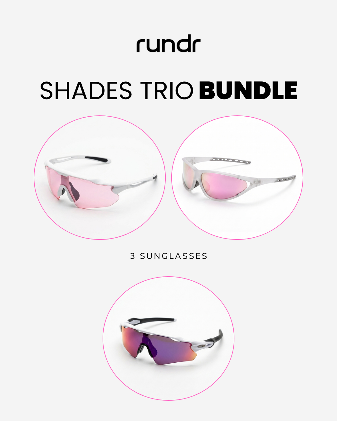 Shades Trio: 3 Sunglasses