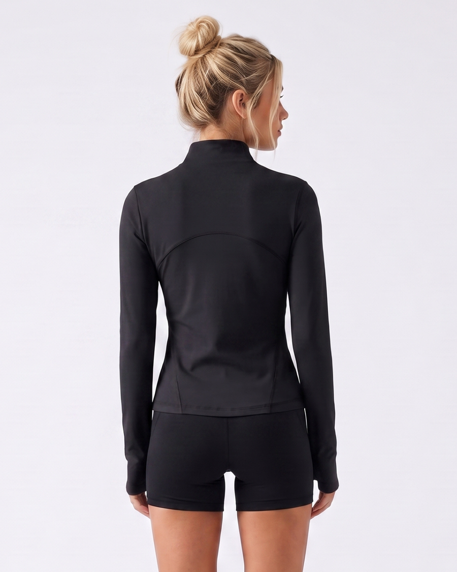 Cadence Fitted Training Jacket Black