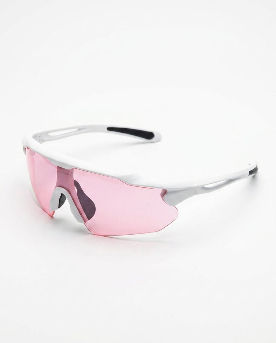 Aura Sonnenbrille Weiß/Rosa