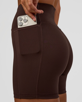 V-Contour High-Rise Pocket Shorts