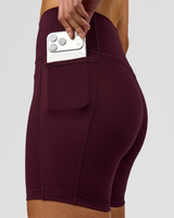V-Contour High-Rise Pocket Shorts