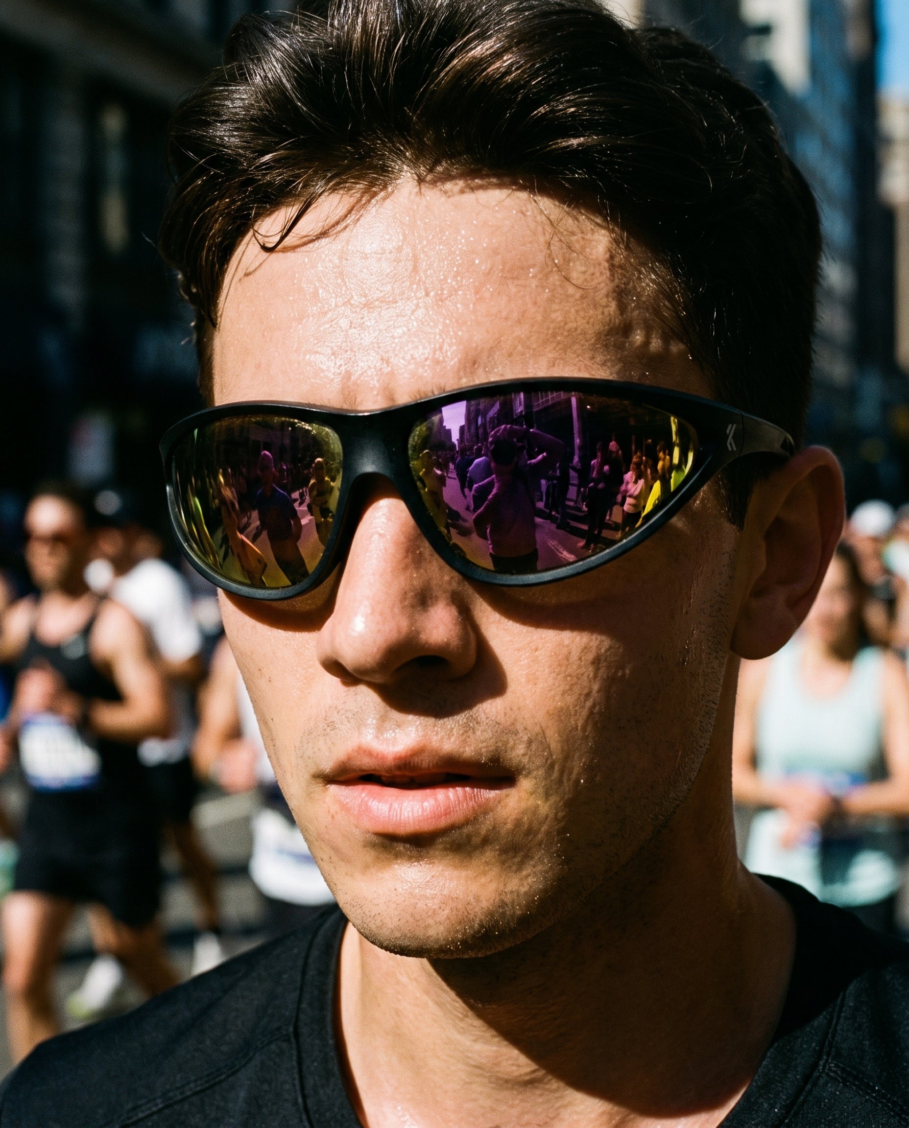 Apex model black-purple man