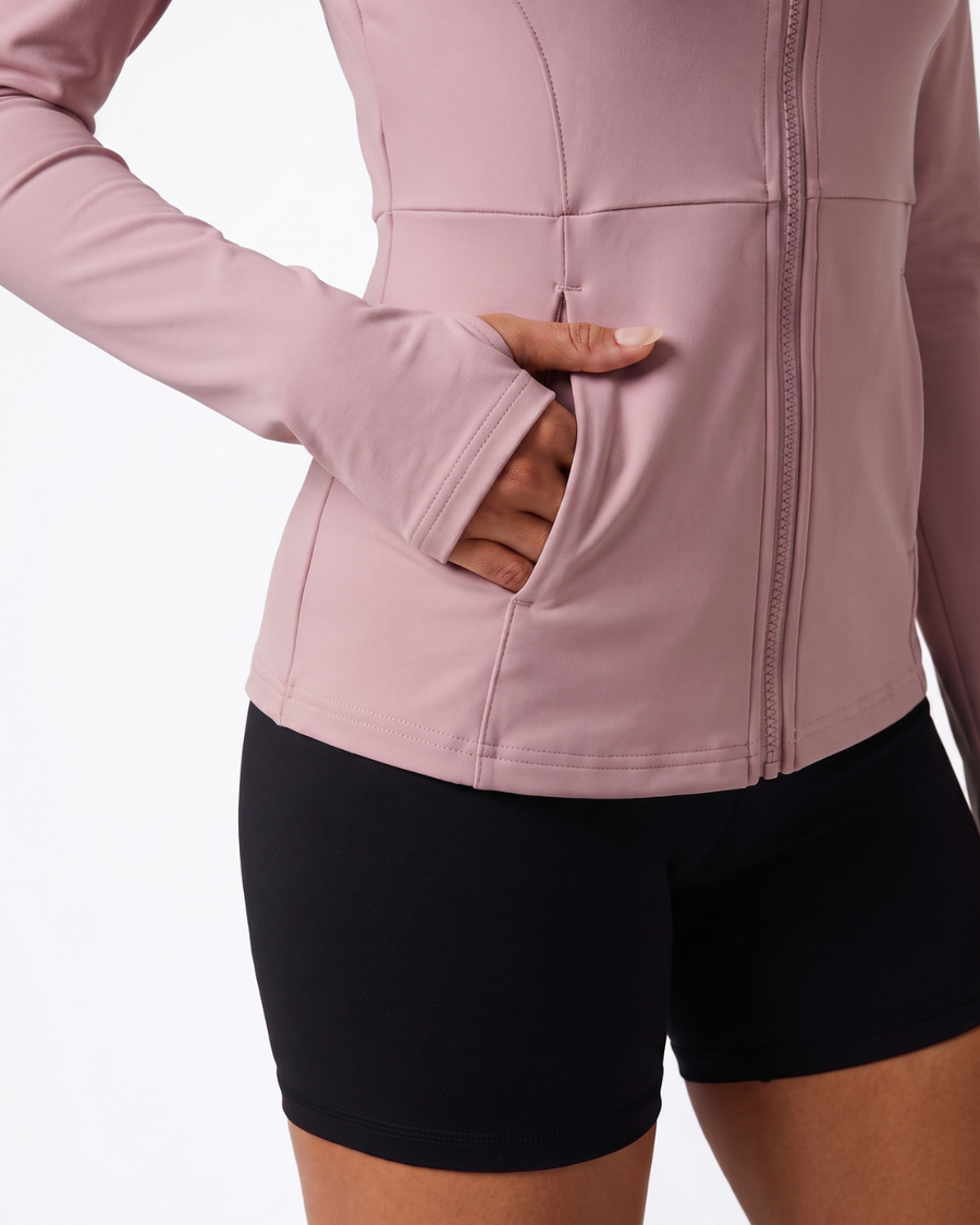 Cadence Fitted Training Jacket Mauve