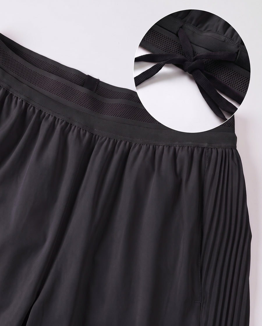Tempo Mid-Rise Laufshort Schwarz