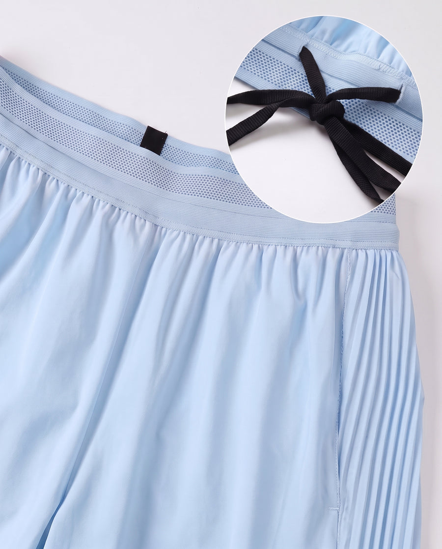 Tempo Mid-Rise Laufshort Blau