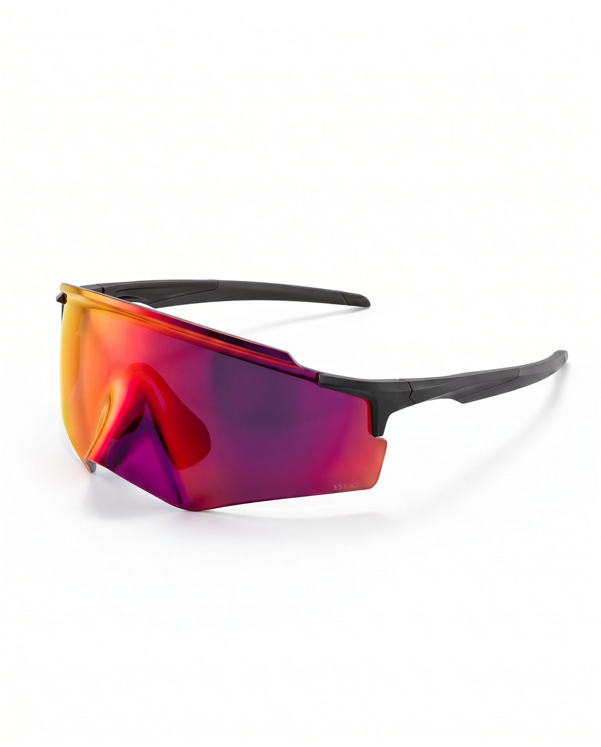 RUNDR Vortex Sunglasses in Black-Red#Color_Black-Red