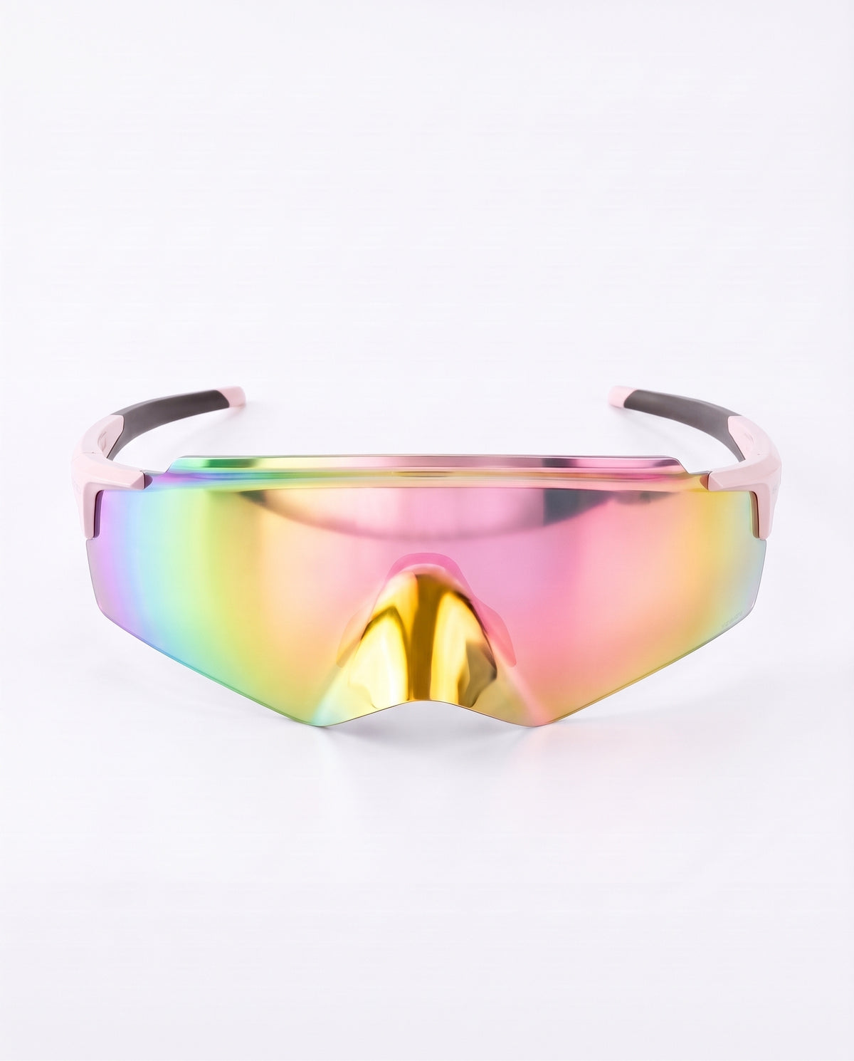 RUNDR Vortex Sunglasses in White-Pink#Color_White-Pink