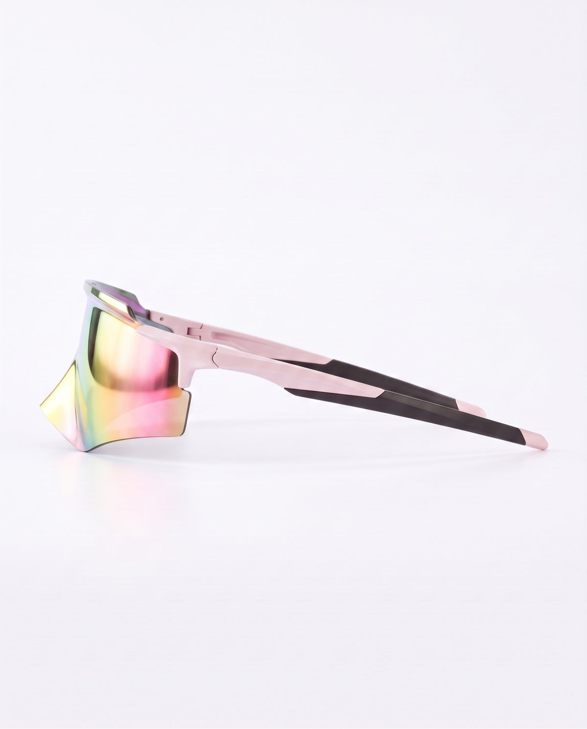 RUNDR Vortex Sunglasses in White-Pink#Color_White-Pink